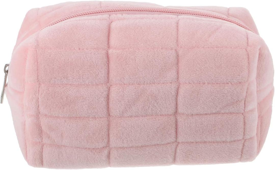 balacoo Large Capacity Makeup Bag Pencil Pouch Aesthetic Travel Stationery Pouch Easy Clean Durable
