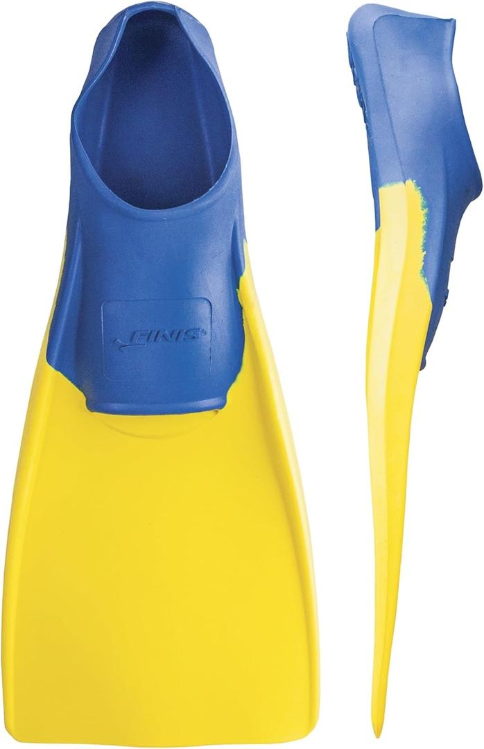 FINIS Long Floating Swim Fins - Training Fins for All Ages - Improves Kick Technique & Body Position (XS (US Male 1-3 / US Female 2-4))