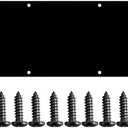 Door Metal Kick Plate 6x34 inches Aluminum Decorative Plates Protector for Doors, 18 Ga Thickness 6"x 34" (Black)