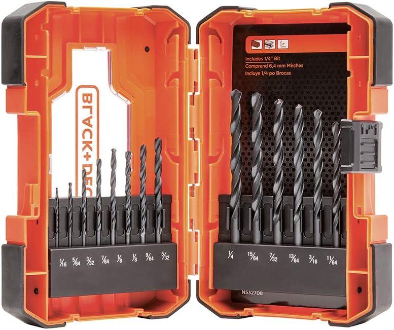 beyond by BLACK+DECKER Drill Bit Set, 14-Piece (BDA14BODDAEV)