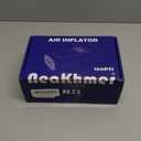 AstroAI L7 Tire Inflator Portable Air Compressor Cordless Mini Bike Pump with Digital Dual Values Display, 150 PSI Car Tires Air Pump with LED Lights&Pressure Gauge for Auto, Motorcycles, Bikes, Balls (Orange)