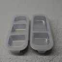 Stainless Steel Snack Containers with Lids, 2 Pack Grab and Go Metal Snack Containers, 3 Compartment Reusable Stainless Steel Snack Box for Food Lunch Meal Prep (3+2 Compartment 2 PCS)