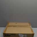 Kalrin Side Table, Small End Table with Metal Frame, 3-Tier Bedside Tables, Round Side Tables for Living Room Bedroom Couch Bathroom, Oval, Vintage Brown