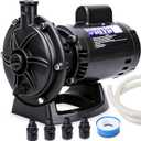 3/4 HP PB4-60 Booster Pump, Replace for polaris PB4-60 Pool Booster Pump, Fit for polaris 180 280 380 480 3900 Pressure Side Pool Cleaners, 115V/230V 60Hz Pure Copper Motor with Hose & Fittings