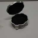 ELLDOO Vintage Music Box, Silver Metal Musical Jewelry Box Keepsake Box, Small Trinket Storage Organizer Jewelry Storage Box Gift for Girl Women (Tune: You are My Sunshine)