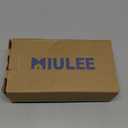 MIULEE Pack of 2 Outdoor Throw Pillow Covers Decorative Farmhouse Square Waterproof Pillows for Tent Patio Garden Balcony Sofa, 18x18 Inch Burnt Orange