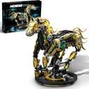 Mechanical Horse Building Sets, Compatible with Lego Animals, Animal Collection Toy, Home or Office Decor for Adults, STEM Building Gift for Teens Boys and Girls 8-14 (1055PCS)