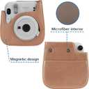 ANTER Protective Case Compatible with Instax Mini 11/9/8 Instant Film Camera, Gold