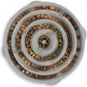 Outward Hound Fun Feeder Slo Bowl  Large 4Cup Capacity, Slow Feeding, Medium to Large Dogs, NonSlip, Gray, Drop Pattern