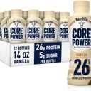Core Power Protein Shake, Vanilla, 26g Bottle, 14oz, 12 Pack,  BBD July 22, 2026