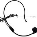 ZOWEETEK Flexible Wired Microphone with 3.5mm Audio Plug for Voice Amplifier and AUX Audio Device (SDMIC03)