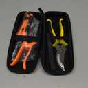 3-pack Garden Pruning Shears Set with Stainless Steel Blades, Bypass Pruners, Handheld Secateurs, Tree Trimmers, & Scissors Whetstone,a Clean Brush and a Hard Case, Ideal for trimming, pruning