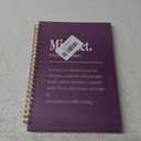 Knibeo Mindset Inspirational Notebooks Journal - Anti Anxiety Notebook, 5.58.3 Inch Inspirational Spiral Bound Notebook with 164 Pages, College School Supplies(Violet)
