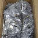 Vintage 5-Light Crystal Chandelier, Tree Branch Ceiling Hanging Light Fixture for Dining Room Bedroom Hallway Foyer, Aged Bronze Finish & Adjustable Chain (5Lights-D11.1")