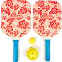 Swimways Hydro Paddle & Pickleball Set, Pickleball Paddles and Balls for Pool, Lake and Beach Games, Outdoor Toys for Kids and Adults Aged 5 & Up