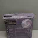 Heated Blanket Electric Blanket,Cozy Faux Rabbit Fur & Soft Flannel Warm Heater Throw Blanket with 5 Fast Heating Levels &10Hours Auto-Off Over-Heat Protection50" x 60" (Grey)