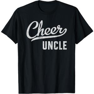 Cheer Dad Gifts Shirts Cheer Uncle Proud Cheerleading Uncle T-Shirt, Size: S