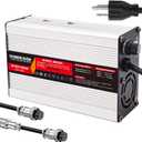 84V 3A Charger 84V Li-ion Battery Charger with Cooling Fan Aluminum Case Used for 20S 72V Lithium Battery Pack Output 3pin GX16 1+3-