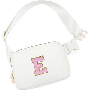 Uygafly Birthday Gifts for 4-13 Year Old Girls,Gifts for Teens Kids Daughter Sister Her,Two Way Zipper Crossbody Bag Fanny Pack Belt Bag Cute Trendy Stuff - Cream, E