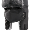 Ear Muffs, Caps Being Headwear – A Premium Hat Crafted for Cold Outdoor Use, Blending Style with Practicality Black/Grey