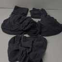 Couch Cushion Covers for Sectional Sofa L Shape Washable Separate Seat Chaise Couch Cover Stretch Sofa Slipcovers with 2 Pcs Pillowcases(2 Seater + 1 Chaise, Dark Grey)