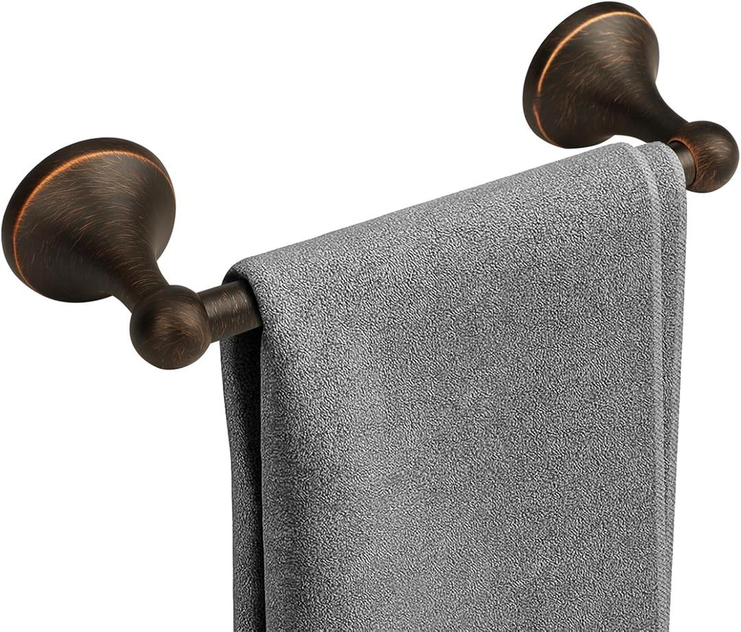 Antique Hand Towel Holder Oil Rubbed Bronze for Bathroom,Towel Bar 9-Inch,Bathroom Accessories Towel Ring, Wall Mounted,Towel Hanger for Bathroom