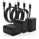 3Pack USB C Charger for Samsung Galaxy S24 Ultra, Super Quite Fast Charging Type C Block with 6FT C to C Cord for Samsung Galaxy Tab S9 S8 S23 Ultra S22 Ultra S23 S22 S21 Note 10 Plus 20
