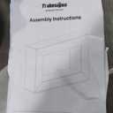 Tribesigns Farmhouse Console Table, 47 Inches Entryway Console Table with Storage, Industrial Hallway Accent Table for Living Room, Entrance (Black)