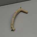 TTCR-II Compatible with BMW X5 Door Handle 2007-2013 E70, for BMW X6 Door Pull Handle 2008-2014 E71, for Right Passenger Side (Beige, Right Front/Rear) (Inner Trim)