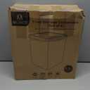 M MCIRCO Extra Large 7qt / 6.5L/220oz Tall Food Storage Containers, WIDE & DEEP, 4-Piece Plastic Airtight Kitchen Pantry Storage Containers for Flour, Sugar, with 4 Measuring Cups,20 Labels