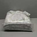 Quilts Queen Size, Cotton Comforter Set, Sage Green Bedding Queen Size, Farmhouse Striped Bedspreads, Lightweight All Seasons 3 Piece (Queen (90"x98"), 01-2 Sage Green/White /Grey)