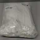 Oubonun Modern Farmhouse Tablecloth, Linen-Textured Waterproof Dining Table Cloth with Tassels, Wrinkle Resistant Fabric for Kitchen & Dining Room, Neutral Rectangular 55''x86'', 6-8 Seats (Beigeblue Stripe)