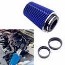 AutoKoop 3In Inlet Air Filter Cone, 76mm High Performance Cold Air Intake Filter, Blue