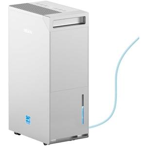 5000 Sq.Ft Energy Star Most Efficient 2024 Dehumidifier with Pump,DECIUU Max 100 Pint (Standard 70 Pint) Dehumidifier for Basement with Drain Hose,Intelligent Humidity Control for Home Bathroom Garage