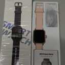 Smart Watches for Women Android & iPhone, Alexa Built-in, 1.85" Fitness Tracker with Answer/Make Calls, IP68 Waterproof Fitness Watch,Heart Rate, Sleep, SpO2 Monitor,Pedometer, Pink