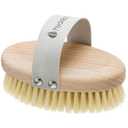 Hydrea London Dry Brushing Body Brush with Cactus Bristle - Cellulite Remover, Vegan Best Dry Brush for Flawless Skin, Helps Improve Lymphatic Drainage - FSC Certified Beechwood.