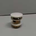 Free Standing Tub Drain Stand Alone Bathtub Drain with Removable Anti-Clogging Catcher Upgraded Pop Up Freestanding Tub Drain Watertight Stopper Polished Gold