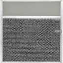 American Metal Filter Company RLP1102 Aluminum and Carbon Lens Range Hood Filter -11 1/2" x 11 3/4" x 3/8" - with 3-1/2" Lens