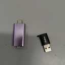 Gulloe 512GB Dual Interface Flash Drive for Phone Storage Photos Videos, Phone USB Backup External Photo Memory Stick - No App Required, Compatible with iPhone, iPad, Android & PC (Lavender Purple)