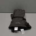 MCTi Waterproof Mens Ski Gloves Winter Warm 3M Thinsulate Snowboard Snowmobile Cold Weather Gloves (Large, Grey)