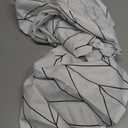 Riyidecor Small Stall 36Wx72H Inch Shower Curtain,Narrow RV Walkin Black White Herringbone Modern Bathroom Curtains,Half Stand Up Zig Zag Chevron Camper Bathroom Accessories Waterproof Fabric 7 Hooks,A-01white Black, 36"W x 72"L (Pack of 1)