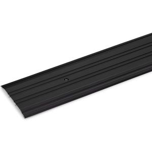 4" Wide x 1/4" High Corrugated Black Aluminum Threshold - 3 FT by Randall Manufacturing (Part Number A-77-BLK)