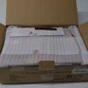 Sunhoo Bread Box for Kitchen Countertop Wooden Bread Storage Container Bin 2 Layer Breadbox Holder Large Capacity Keeper Vintage Farmhouse Food Organizer Pantry Shelf Acrylic Window (Brown)