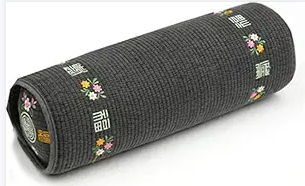 Korean Buckwheat Cervical Pillow with Cypress, k-pop Idol Jungkook's Pick, Neck Support Pillow for Pain Relief & Comfortable Sleep, S Size, Deep Grey
