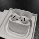 Apple AirPods 4 Wireless Earbuds, Bluetooth Headphones, Personalized Spatial Audio, Sweat and Water Resistant, USB-C Charging Case, H2 Chip, Up to 30 Hours of Battery Life, Effortless Setup for iPhone