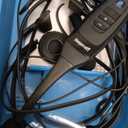 BlueParrott C400-XT Mono Bluetooth Wireless Headphones 96% Noise Canceling Trucker Headset with Mic, Convertible Over Head to Behind Neck Style with 300 ft. Wireless Range, 24 hrs. Talk Time, Black