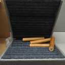 Dog Stairs for Small Dogs and Cats, Dog Ramp for Couch and Bed, Foldable 2-in-1 Wooden Pet Steps for Puppy, Split Ottoman DesignBrown