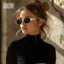 Women's Retro Sunglasses - Classic Trendy Polarized Sun Glasses UV Protection Fashion Eyewear