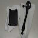 Gooseneck Tablet Holder with Flexible Long Arm, Anti-Slip iPad Clamp Mount for Treadmill/Spin Bike/Stroller/Wheelchair/Elliptical/Boat/Mic Stand/Peloton/Indoor Cycle, Fits 4-13" Device