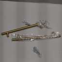 Goldenwarm 2 Pack 7-1/2 inch Gold Cabinet Handles Brushed Gold Cabinet Pulls Stainless Steel Drawer Pulls, Durable Kitchen Cabinet Handles - Bathroom Bedroom Dresser Handles Easy DIY Upgrade